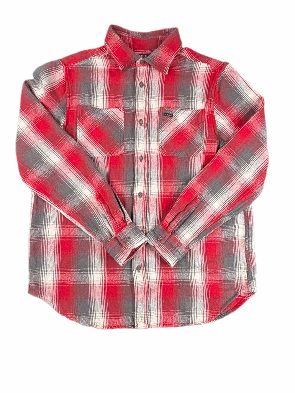 POLO Ralph Lauren Plaid Flannel Button Down Shirt - XL (18-20)